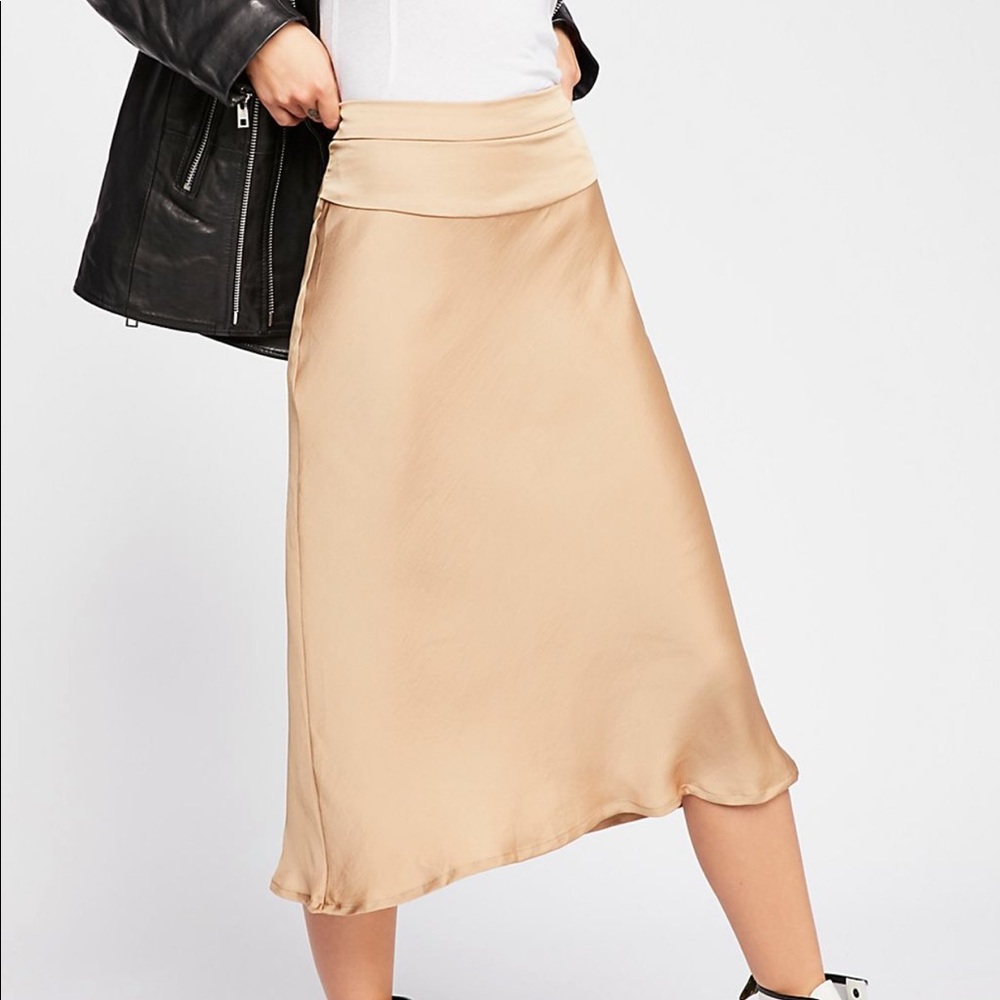 Free People Silky Skirt